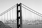 Black & White Golden Gate Bridge in San Franciso preview