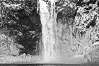 Black & White Icicles Surrounding Snoqualmie Falls preview