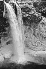 Black & White Snoqualmie Falls & Icicles preview