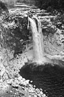 Black & White Snoqualmie Falls During a Freeze preview