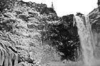 Black & White Snoqualmie Falls, Salish Lodge, & Ice preview