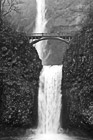 Black & White Multnomah Falls & Bridge preview