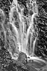 Black & White Waterfall & Rock Close Up preview