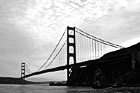 Black & White Golden Gate Bridge in Color preview