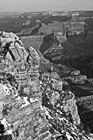 Black & White Sunrise Grand Canyon View at Mather Point preview
