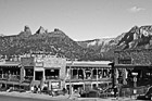 Black & White Downtown Sedona & Red Rocks preview