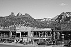 Black & White Downtown Sedona & Red Rocks preview