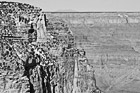 Black & White Grand Canyon Wall View preview