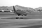 Black & White Soutwest Airplane on Runway preview