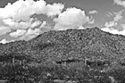 Black & White Arizona Landscape at San Tan Mountain preview