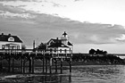 Black & White Mukilteo  Lighthouse at Sunset preview