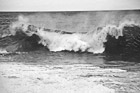 Black & White Kauai Crashing Waves preview