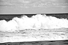 Black & White Waves Crashing, Kauai preview