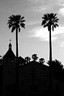 Black & White Silouette of Santa Clara Mission Church preview