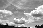 Black & White Scenic Clouds & Blue Sky preview