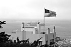 Black & White Alcatraz & Flag preview