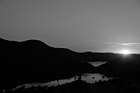 Black & White Sunset at Hills near Yosemite preview
