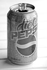 Black & White Diet Pepsi Soda Pop Can preview