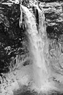 Black & White Frozen Snoqualmie Falls preview