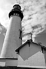 Black & White Yaquina Head Lighthouse, Oregon Coast preview