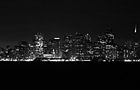 Black & White City of San Francisco at Night preview