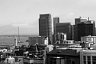 Black & White Downtown San Francisco from Telegraph Hill preview