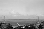 Black & White Bay Bridge & Ferry Building preview