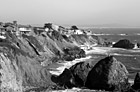 Black & White California Coast Along Highway 1 preview
