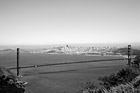 Black & White Entire Golden Gate Bridge View preview