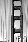 Black & White On The Golden Gate Bridge preview