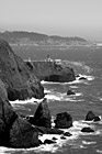 Black & White Point Bonita Lighthouse preview