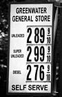 Black & White High Gas Prices Sign preview