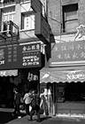 Black & White Chinatown Sidewalk, San Francisco preview