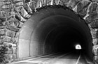 Black & White Close up of Tunnel preview