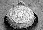 Black & White Princess  Cake preview