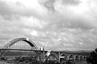 Black & White Newport, Oregon - Yaquina Bay Bridge preview