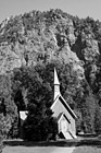 Black & White Yosemite Park Cathedral preview