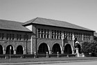 Black & White Stanford University Building preview