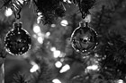 Black & White Christmas Ornaments preview