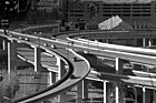 Black & White Freeway Near Seattle preview