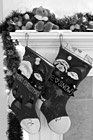 Black & White Christmas Stockings preview