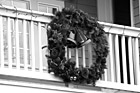 Black & White Green Christmas Wreath & Bells preview