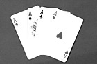 Black & White Four Aces Close Up preview