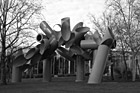 Black & White Olympic Iliad Sculpture at Seattle Center preview