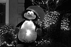 Black & White Christmas Penguin Decoration preview