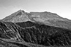Black & White Mount St. Helens & Blue Sky preview