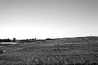 Black & White Farm With Hay Stacks preview