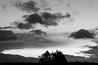 Black & White Night Sunset & Landscape Silhouette preview