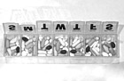 Black & White Vitamins in Weekly Pill Holder preview