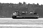 Black & White Ferry Boat in Puget Sound preview